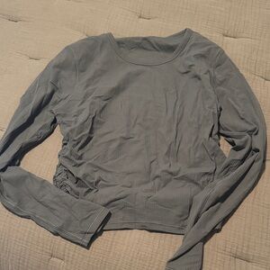 lululemon athletica Gray Long Sleeve Top